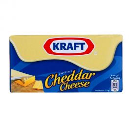 Kraft Cheddar Cheese Block 250gm