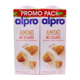 Alpro Almond No Sugars 2x1Ltr