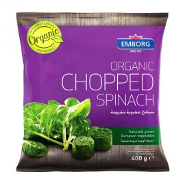 Emborg Organic Chopped Spinach 400gm