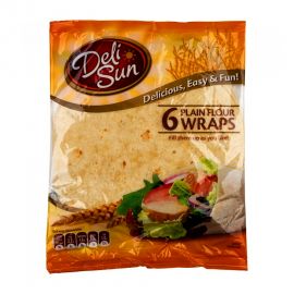 Deli Sun Plain Flour Wrap Tortilla 360gm