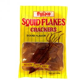 Fry & Pop Squid Flake Crackers 200gm