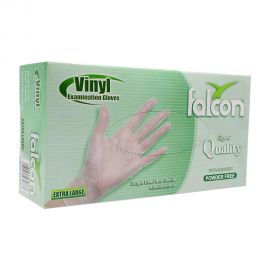 Falcon Vinyl Gloves Large 100P