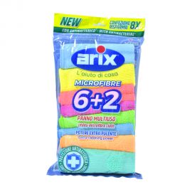 Arix Microfibre Cloth Multipack Assorted Color 6+2P Free