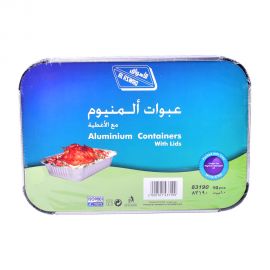 Al Aswaq Aluminum Container 10pcs 