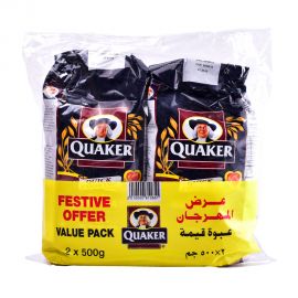 Quaker Oats Aluminum Foil Pack 2x500gm