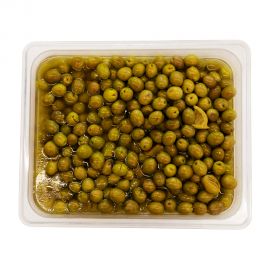 Aaban Olives Lebanese With Oil Green 500gm
