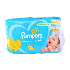 Pampers Newborn No1- 66 Pieces