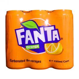 Fanta Orange Can 6x330mL