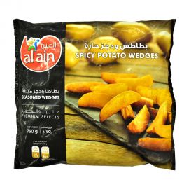 Al Ain French Fries Hot & spicy Wedges 750gm