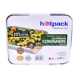 Hotpack-Alum Container 5pcs 20% Extra