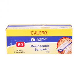 Platinum Care Sandwich Bag 50's (16.5x14.9Cm) 
