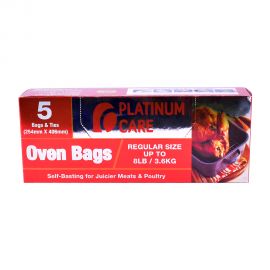 Platinum Care Oven Bag &Ties 5's 254x406mm 