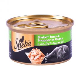 Sheba Tuna With Snapper in Gravy 85gm