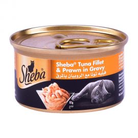 Sheba Tuna Fillet & whole prawn 85gm