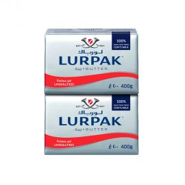 Lurpak Butter 2x400gm Unsalted 10% Off