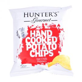 Hunter Gourmet Hand cooked Hot Chilli pepper Potato chips 40g