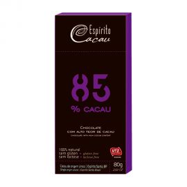 Espirito 85% Cacau Semisweet Chocolate 80gm