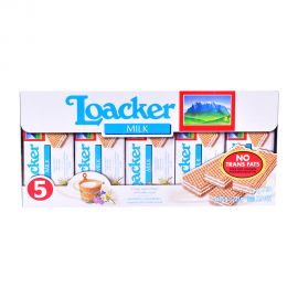 Loacker Milk Wafer 5x38gm