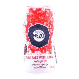 Nezo Iodized Salt Shaker Red 125gm