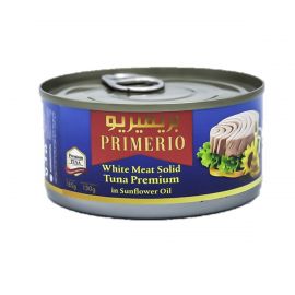 Primerio White Meat Tuna In SunFlower Oil 185gm