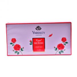 Yardley Soap Red Rose 3x100gm