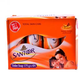 Santoor Soap 175gm(3+1)