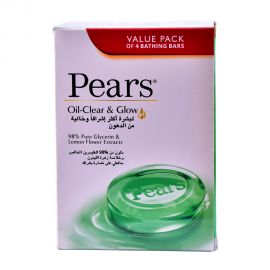 Pears Soap Oil Clear&Glow 4x125gm