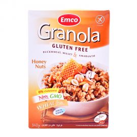 Emco Granola Gluten free with Honey & Nuts 340gm