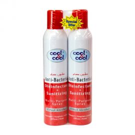 Cool & Cool Multi Purpose Disinfectant Spray 2x300ml
