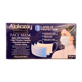 Alokozay Face Mask 3Ply 50pcs