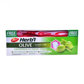 Dabur Toothpaste Herbal Olive 150gm+Brush Free