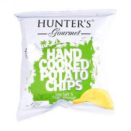 Hunter's  Gourmet Hand Cooked Sea Salt & Cider Vinegar Potato Chips 40gm