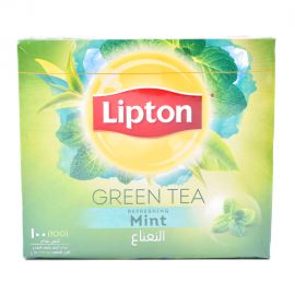 Lipton Green Mint Tea Bags 100x1.5gm