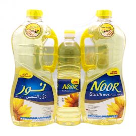 Noor Sunflower Oil 2x1.5Ltr + 75mL Pet SQ