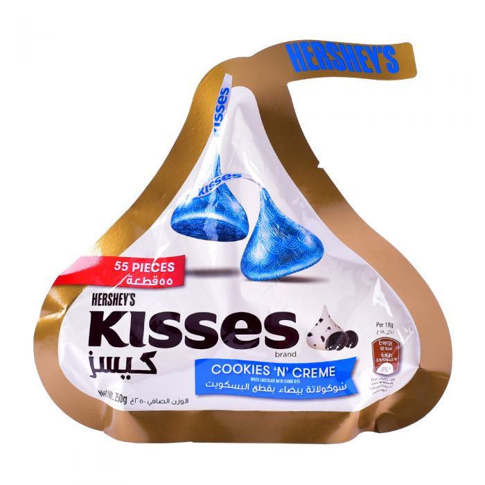 Hersheys Kisses Cookies 'N' Creme 250gm