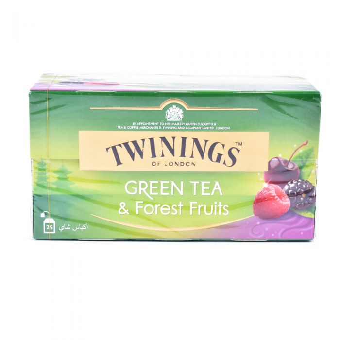 Twinings Green Tea And Forest Fruits 1.5g Pack Of 25 Teabags