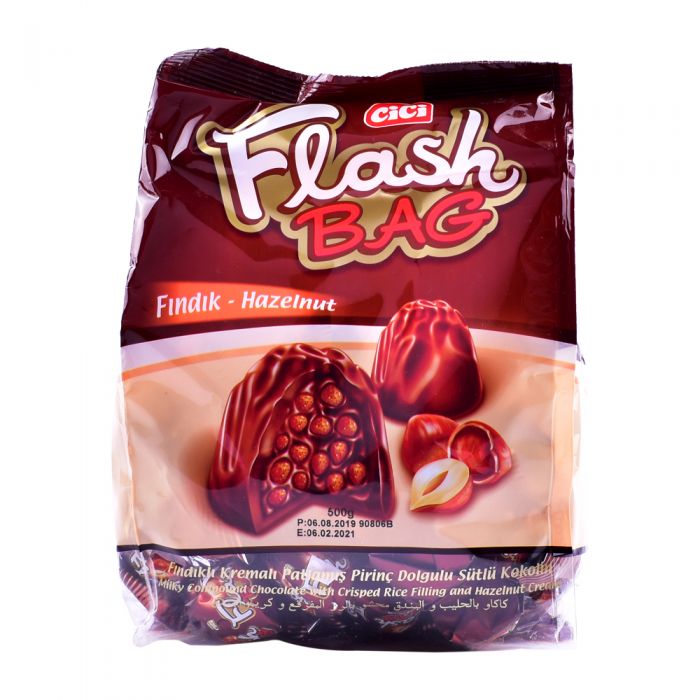 Cici Flash Bag Strawberry Flavour Chocolate, 500 gm : Amazon.ae: Grocery
