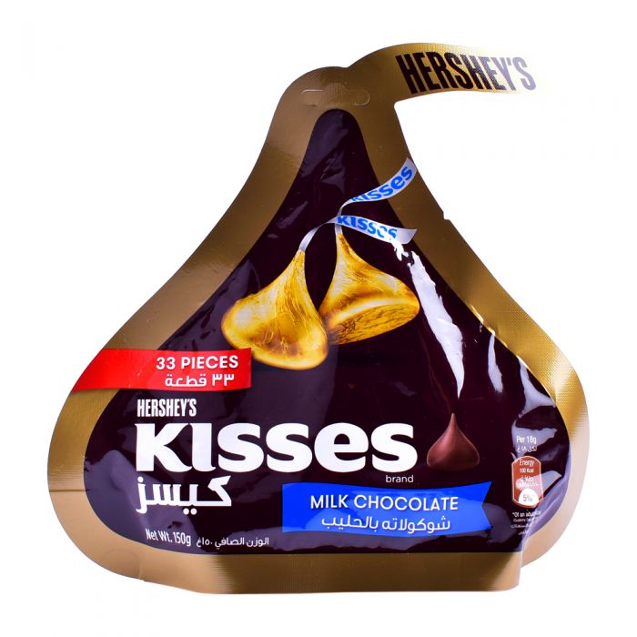 Hersheys Kisses Milk Pouch 150gm